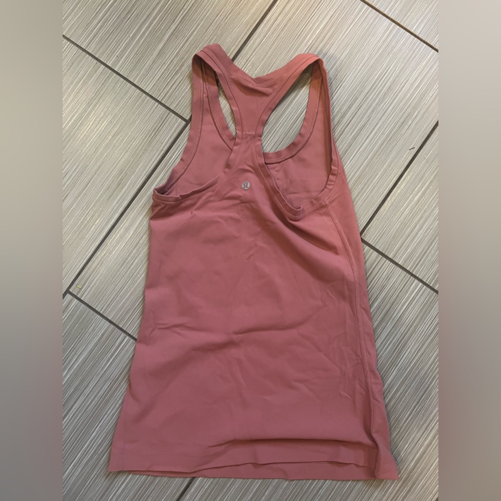 Soft pink lululemon racer back tank